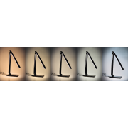 Solight LED stolná lampička stmievateľná, 12W, voľba teploty svetla, USB, biely lesk