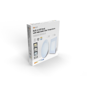 Solight LED mini panel CCT, podhľadový, 12W, 900lm, 3000K, 4000K, 6000K, štvorcový