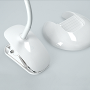 Solight LED stmievateľná lampička 2v1, podstavec aj klip, 5W 4000K, 3 farebné kryty