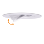 Solight LED podhľadové svietidlo bodové, 9W, 720lm, 4000K, okrúhle, biele