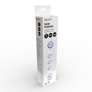 Solight prepäťová ochrana, 150J, 4 zásuvky, 1,5m, biela