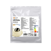 Solight LED svetelný pás, 5m, SMD5050 60LED/m, 14,4W/m, IP65, teplá biela
