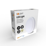 Solight LED vonkajšie osvetlenie guľaté, 13W, 910lm, 4000K, IP54, 17cm