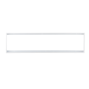 Solight hliníkový biely rám pre inštaláciu LED panelov s rozmerom 295x1195mm na stropy a steny,