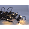 Solight LED vonkajšia vianočná reťaz, 200 LED, 10m, prívod 5m, 8 funkcií, IP44, teplá biela