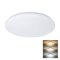 Solight LED stropné svietidlo PLAIN, 3CCT, 24W, 1920lm, 3000K, 4000K, 6000K, okrúhle, 38cm