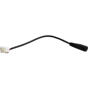 Solight napájací konektor pre LED pásy, 5,5 mm zdierka - 10mm zacvakávací konektor, balenie 1ks,