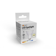 Solight LED žiarovka, bodová , 3W, GU10, 4000K, 260lm, biela