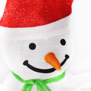 Solight LED snehuliak vonkajšií 40LED, teplá beila, IP44, výška 70cm, 3x AA, časovač