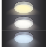 Solight LED mini panel CCT, prisazený, 24W, 1800lm, 3000K, 4000K, 6000K, okrúhly