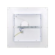 Solight LED ceiling lighting with remote control, square, wood decor, 3000lm, 40W, 45x45cm