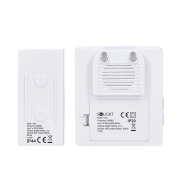 Solight bezdrôtový zvonček, batériový, 120m, biely