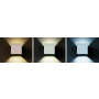 Solight LED vonkajšie nástenné osvetlenie Parma, 6W, 360lm, 10-110°, biela