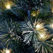 Solight vianočný stromček 45cm, 15LED, 3x AA, IP44, časovač