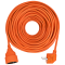 Solight predlžovací prívod - spojka, 1 zásuvka, 20m, 3 x 1,5mm2, oranžová